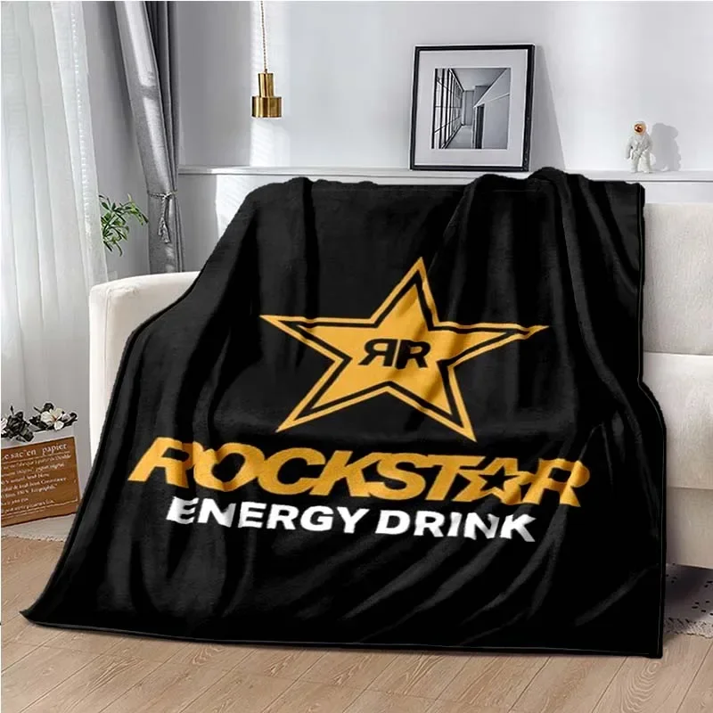 Rockstar Energy Drink Blanket,sport Throw Blankets,Sofa Bde Car Living Room Bedroom Blankets,Decke,frazad,coperta