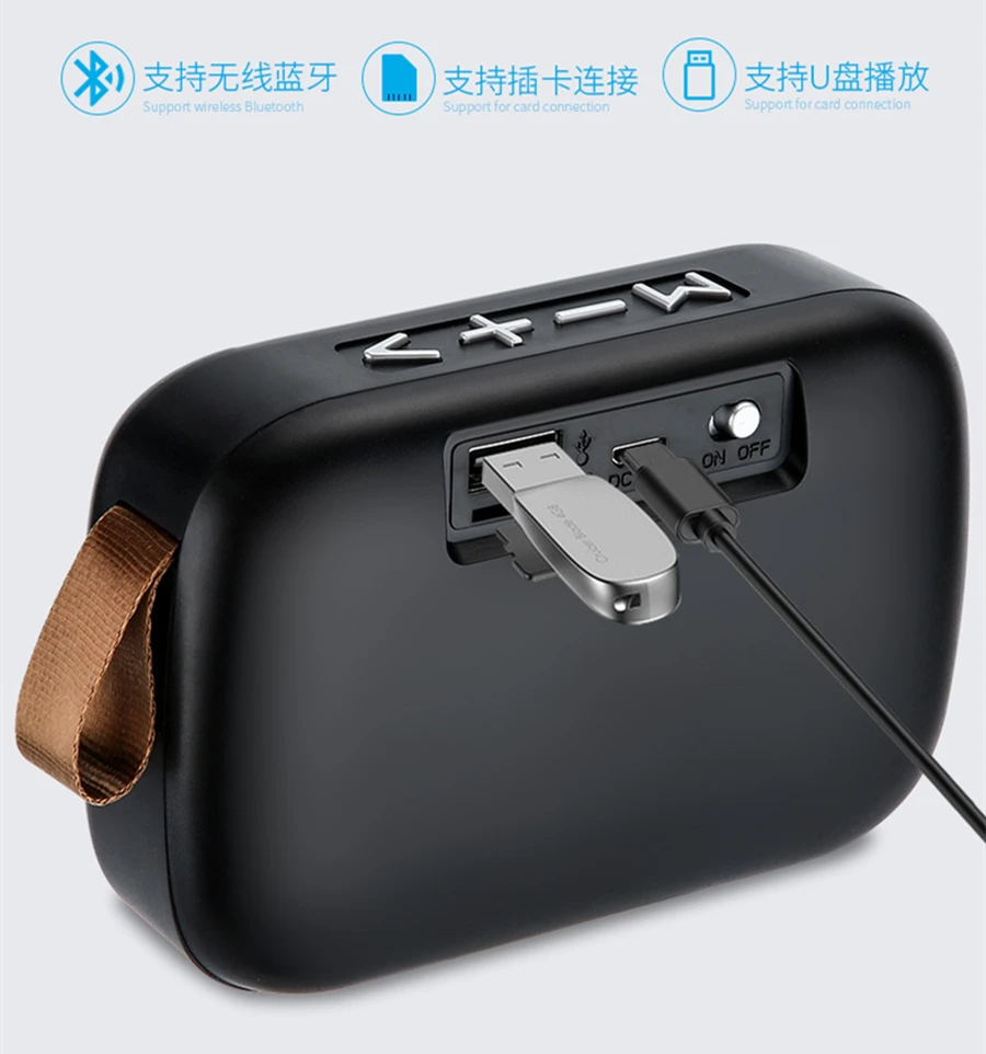 مكبر صوت لاسلكي محمول بلوتوث مكبرات الصوت 500mAh بطارية الرياضة في الهواء الطلق صندوق الصوت الصوت ستيريو الموسيقى مضخم الصوت مكبرات الصوت 2025