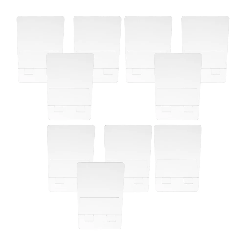 10 قطعة لوحة مذكرة أكريليك لسطح المكتب لوحة رسائل كتابة شفافة متعددة الوظائف للاستخدام المنزلي والمكتب والمدرسة ومستلزمات المكتب