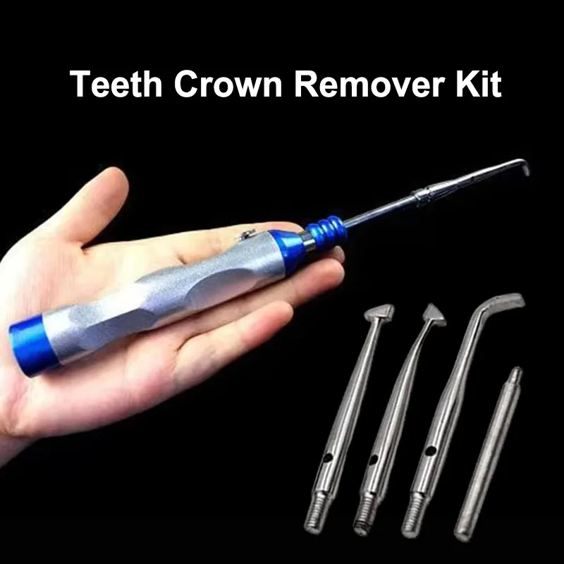 

Dental Automatic Crown Remover Kit Adjustable 4 Shifts Stainless Steel Teeth Crown Restoration Tool Dentistry Lab Instrument