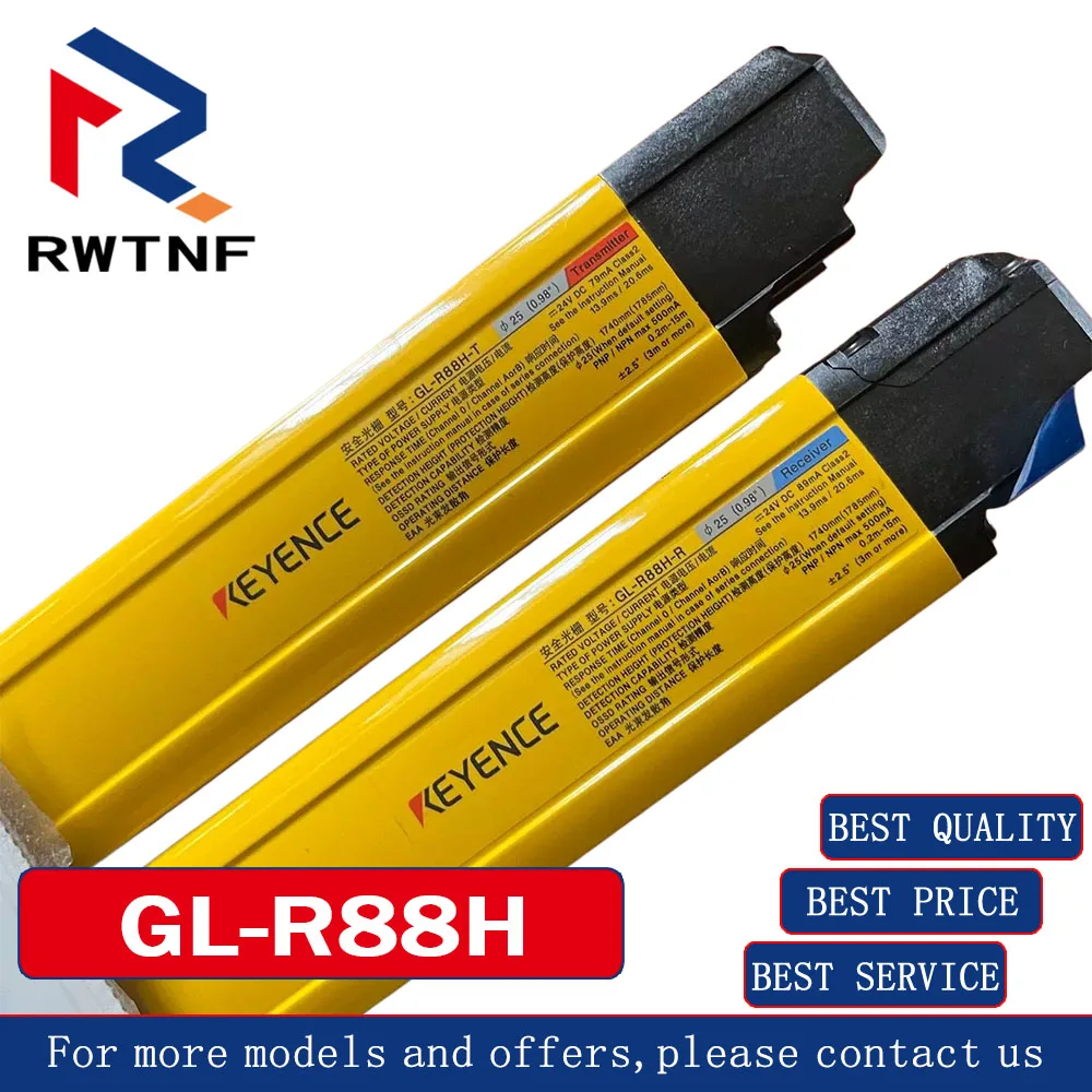 Brand New Genuine GL-R88H KEYENCE safety light curtain,100% original warehouse stock