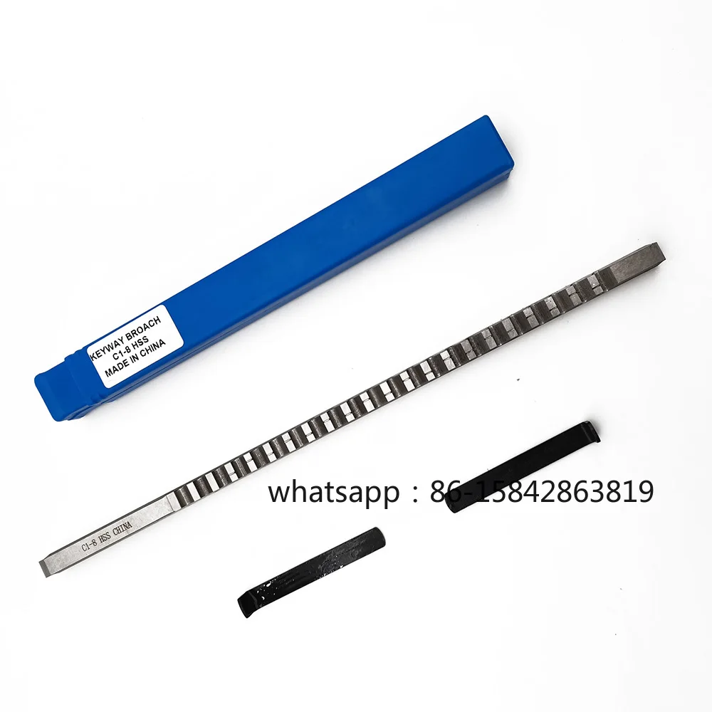 

Keyway Broach 8mm 6mm 5mm C Push Type Metric Size Broach High Speed Steel Keyway Cutting Tool for Router knife