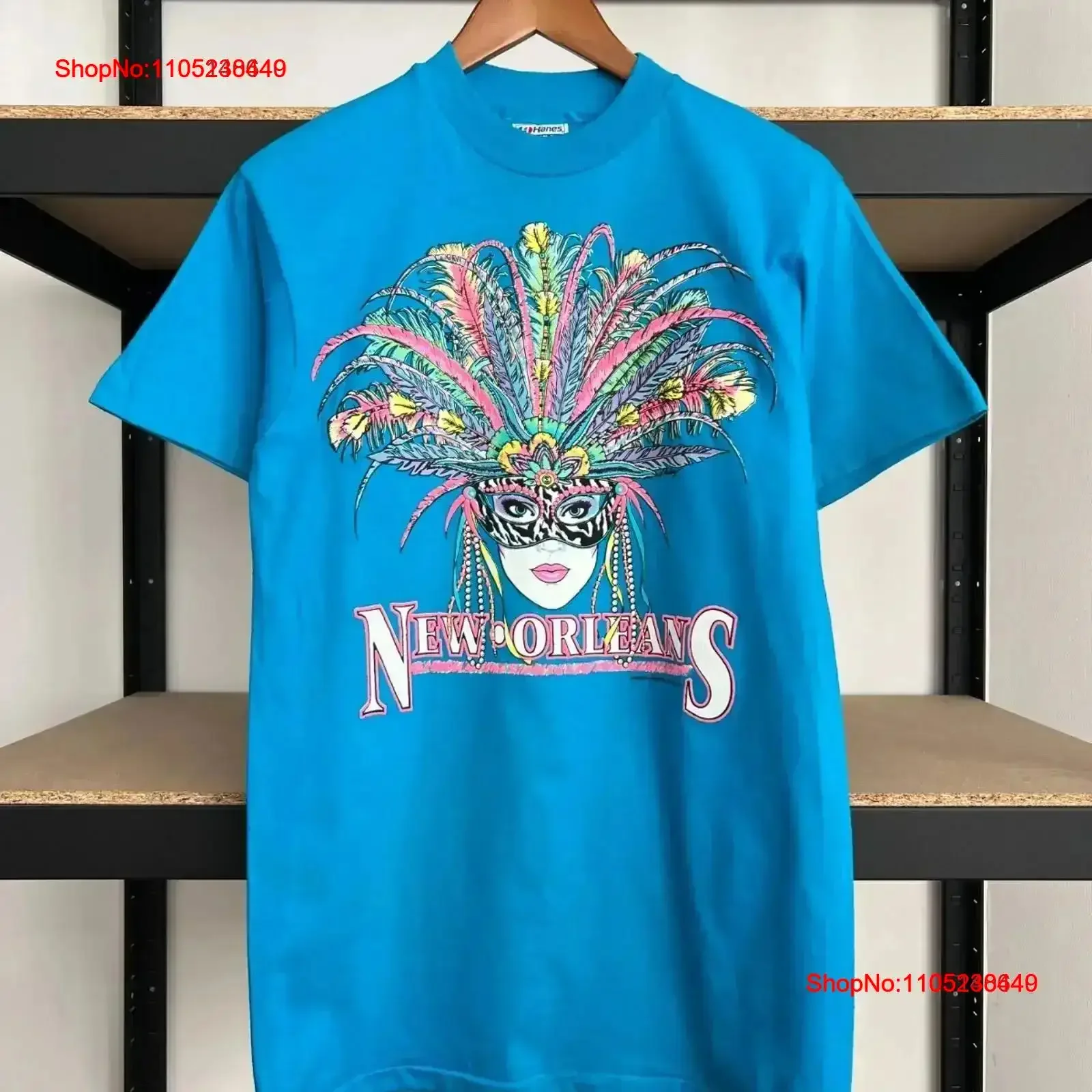 Vintage 90s New Orleans Jazz Music Festival Carnival Kelley Abide T shirt Sz M Washed homme Stretched fashion Soft vintage