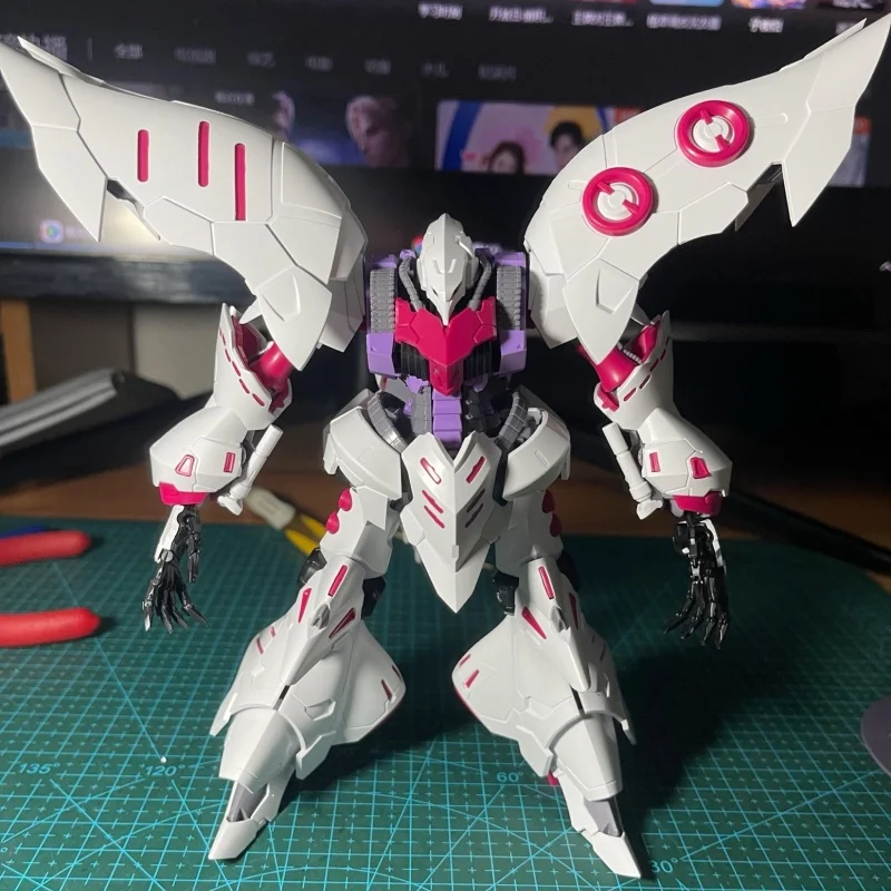 新2025年イーヤモデルAmx-004キューブレイアクションフィギュア1/120スケール組み立てモデルキットハマン・カーンフィギュアU.C.0087アニメコレクションギフト