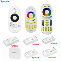 MiBoxer Small Size LED Controller FUT035S FUT037S FUT039S 2.4G RF Remote /WiFi APP Control For DIM RGBW RGB CCT LED Strip