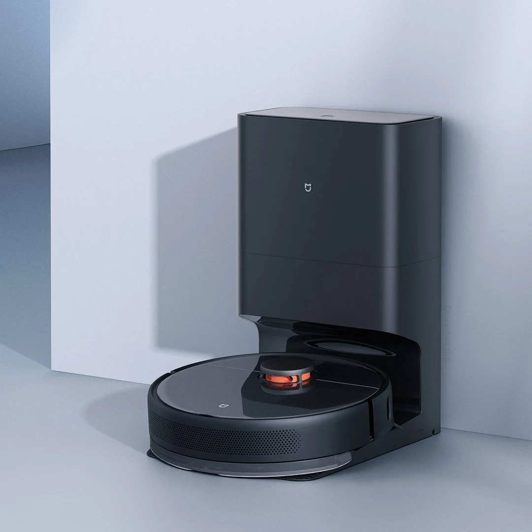 XIAOMI MIJIA Robot Vacuum Mop Dirt Disposal for Home Cleaner Sweeping Washing Mopping Cyclone Suction Smart Dust Collection Dock