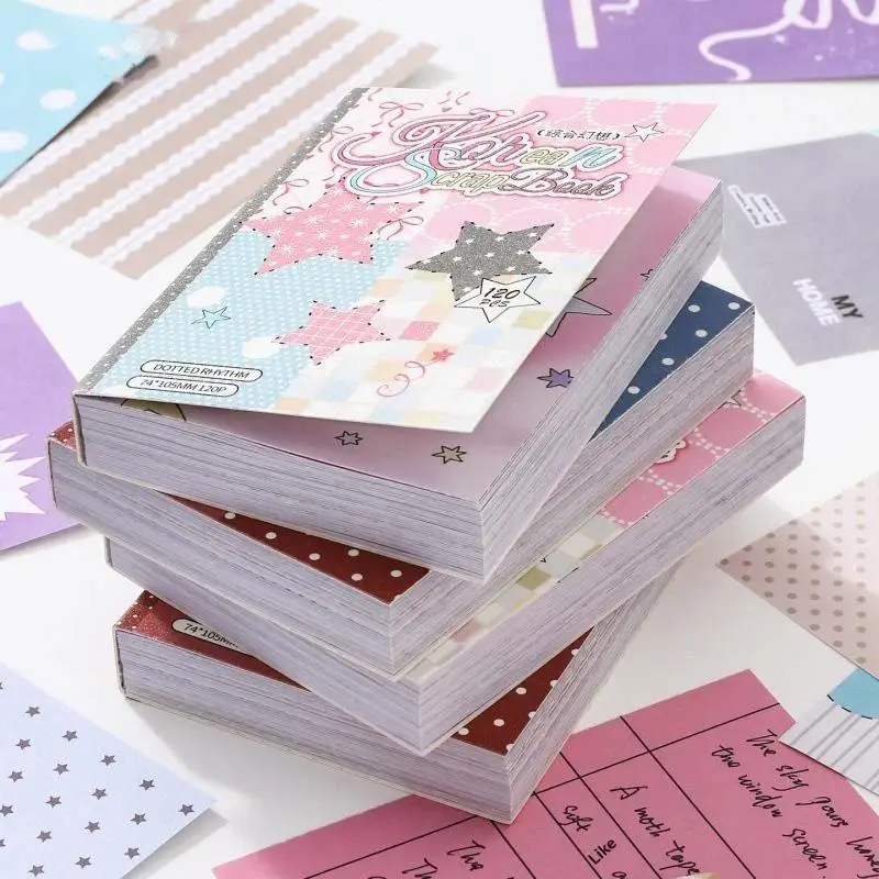 Salt Style M5 Pocket Memo Book 120 Sheets Korean Polka Dot Minimalist Design for Travel Quick Note Office Use