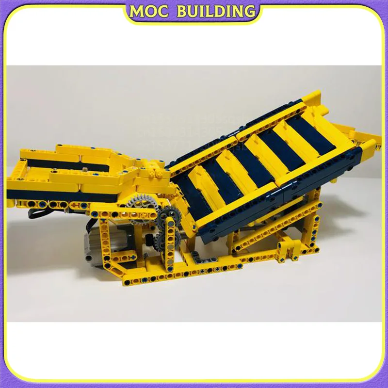 Modulo GBC Tilt Shift MOC Building Blocks mattoni fai da te modello tecnologia creativa assemblare giocattoli collezione bambini Collage Game