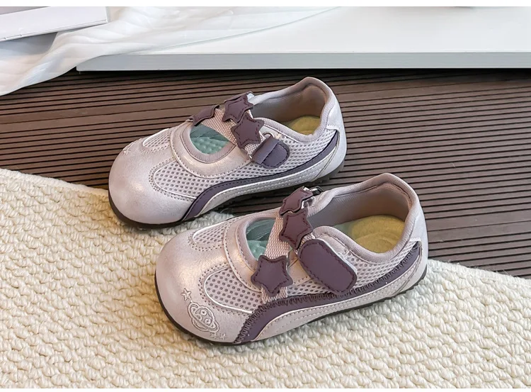 Kinder-Sneaker mit runder Zehenpartie, lässiger Stil, Mädchen-Sportschuhe, rutschfest, 2026, brandneue Kinder-Trainingsschuhe mit weicher Sohle – Detail 7