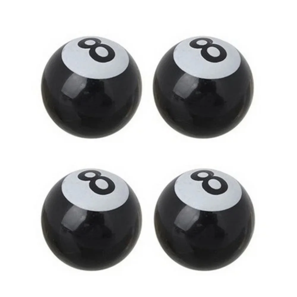 

4 шт./компл., универсальные колпачки для штока клапана колес, велосипедные, мотоциклетные, автомобильные колпачки для клапана, пылезащитные чехлы-8 шариковых бассейнов