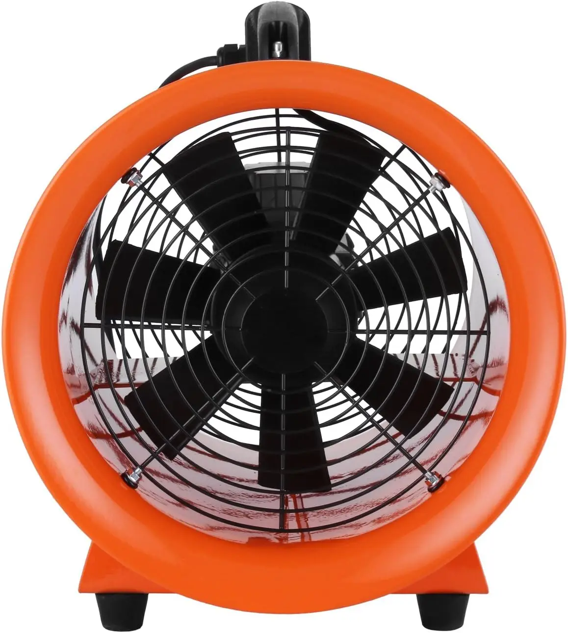 Ventilador Utilitário de Alta Velocidade, 12 Polegadas, 520W, 2295 CFM, Ventilador com 16 pés, Mangueira do duto de 5 m, Ventilador Portátil