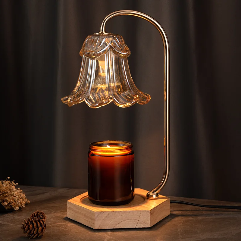 ベッドサイドライト-溶けるキャンドルランプ-テーブルランプ-貼り付けられた雰囲気ランタン-寝室とリビングルームのナイトライト-装飾ライト