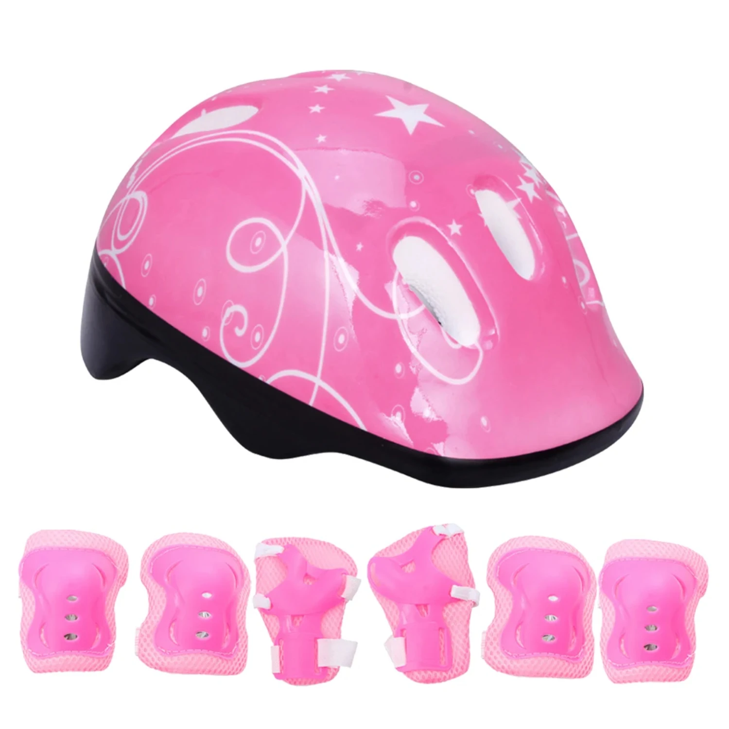 

ChildrenS Roller Skates Protective Riding Equipment Skateboard Bicycle Sports Fall Protection Set Adjustable Kit Heelys