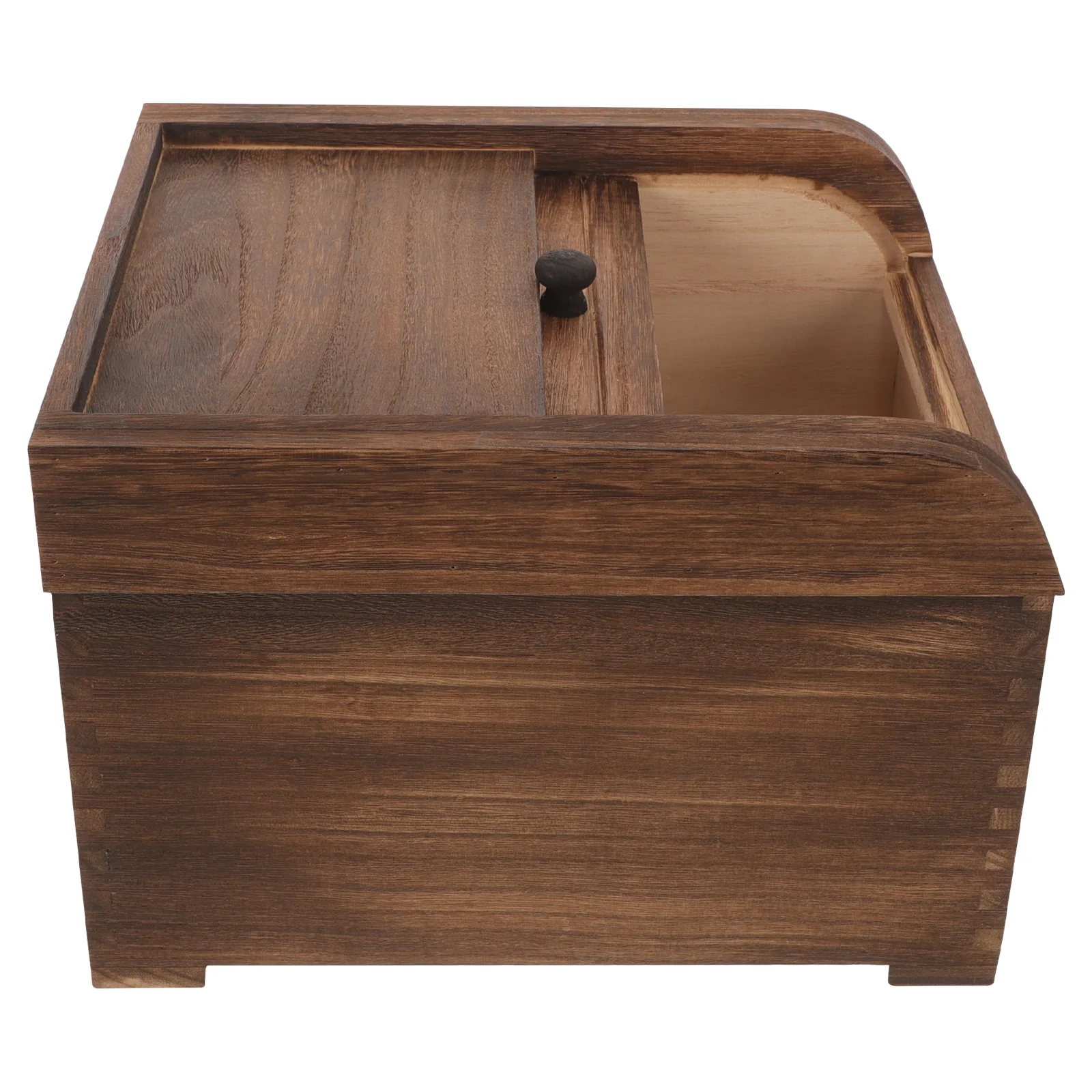 

Mothproof Rice Box Food Storage Container Large Capacity Sealed Solid Wood Bucket with Lid for Kitchen Dry Food Storage