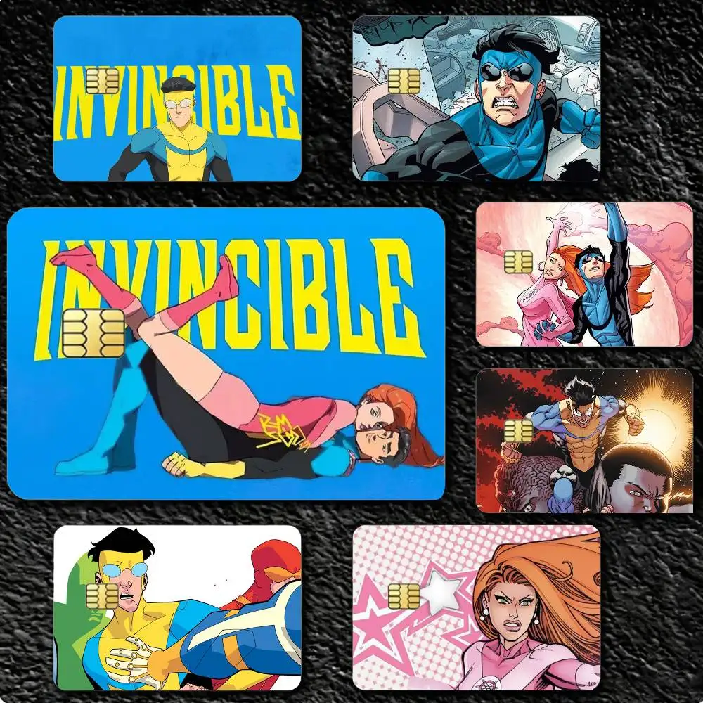 

COOL I-Invincible variants 4pcs 1Set Card Stickers Small Waterproof Chip 4PCS Card Sticker Anti-Scratch