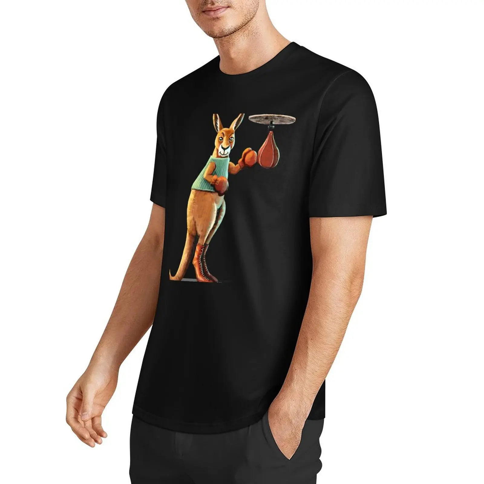 Cute Kangaroo T-Shirt man clothes new edition designer shirts men clothings