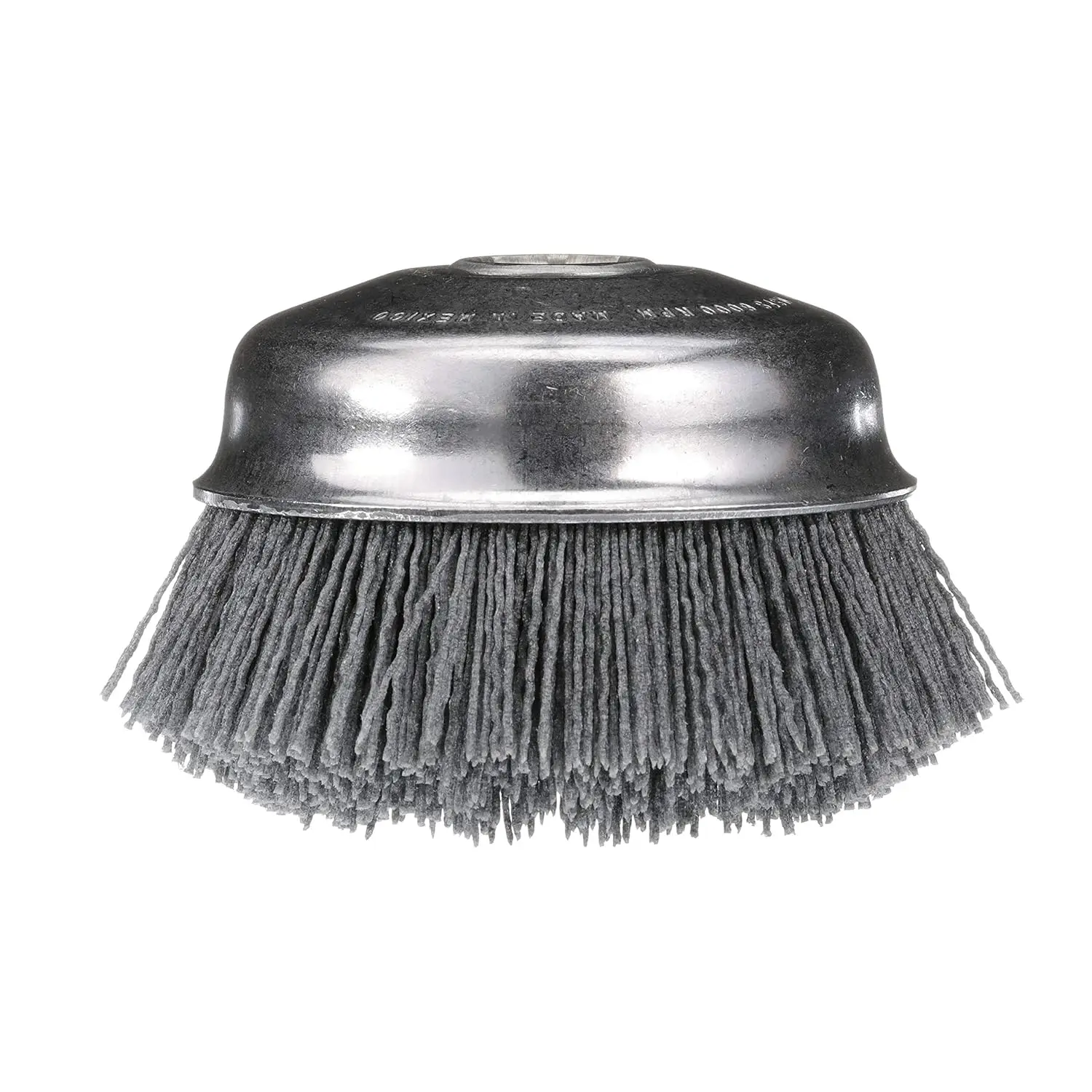 Osborn Abrasive Nylon Cup Brush with Round Trim, Silicon Carbide Bristle, 6000 Max RPM, 6