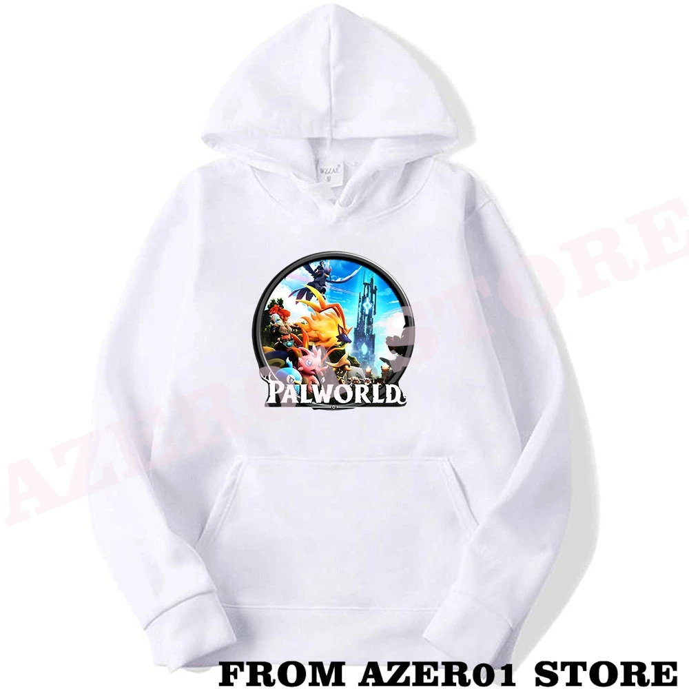 Palworld Pals for Gamer Logo Merch Hoodies Winter Men/Women Hooded Sweet Streetwear Long Sleeve Sweatshirt