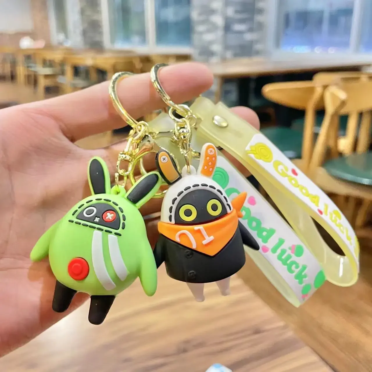 

Game Anime Zenless Zone Zero ZZZ Bangboo Cosplay Keychain Bag Pendant PVC Key Chain Keyring Accessories Prop Jewelry Gift