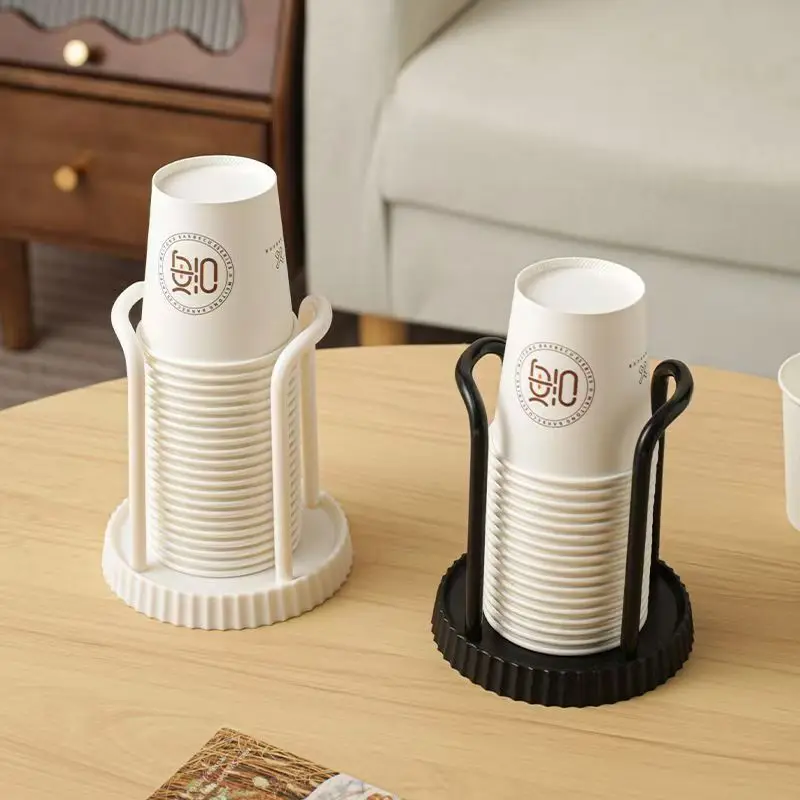 

Desktop paper cup storage rack household waterdispenser bar disposable cups rack