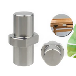 Stainless Steel Workbench Peg Brake Stops Bench Clamp 19/20mm Dog Woodworking Table Limit Block Workshop Tenon Stopper M4YD