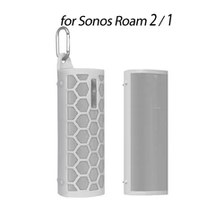For Sonos Roam 2024 2021 Wireless Bluetooth Speaker Protective Case Cover Travel Carrying Case Protective Cover Silicone Pouch