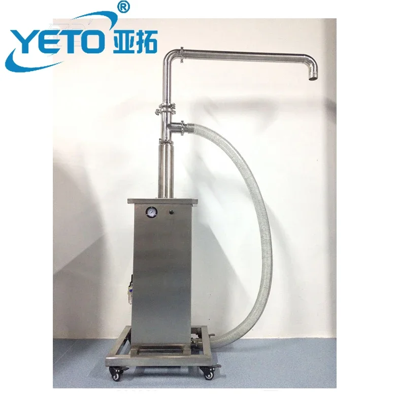 Pneumatic control stainless steel vertical material transfer pump for paste or liquid