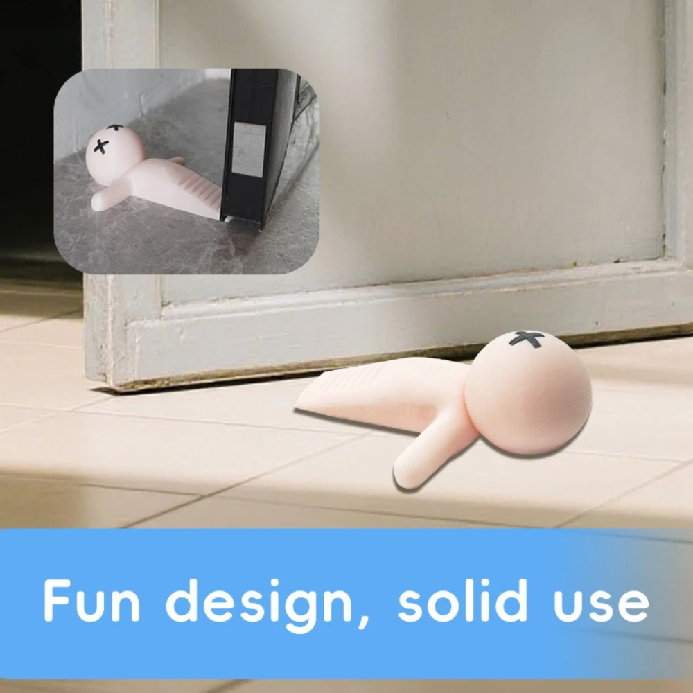 

2 шт. персонализированные креативные дверные стопоры, маленькая фигурка, дверные стопоры, антиприжимные портативные дверные фиксаторы, дверные стопоры, оптовая продажа