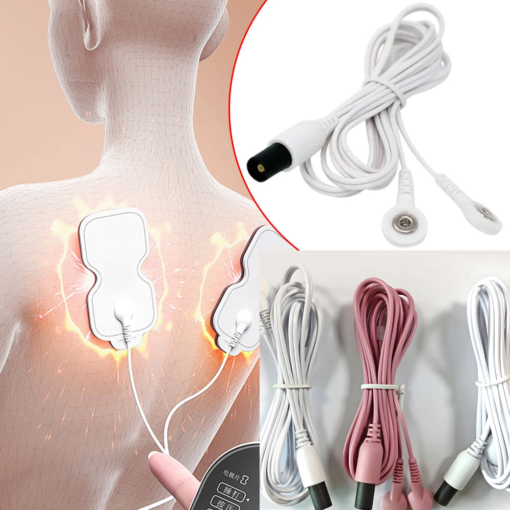Omron Massager Electrotherapy Devices Replacement Sets - Lead Wire Cable Cord Snaps for HV-F022 F021 PM303 3032 F013