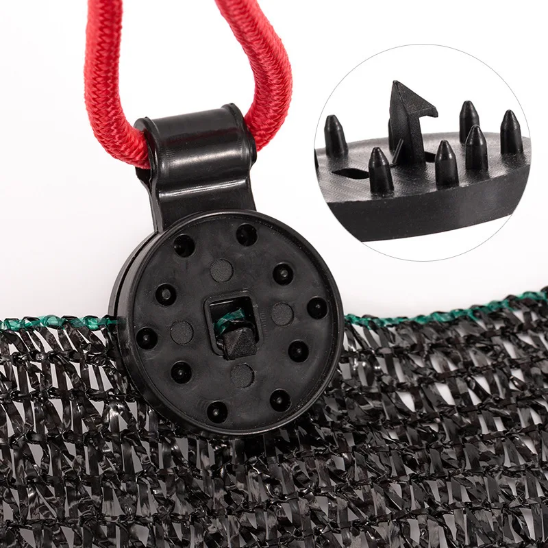50/100 Pack Shade Cloth Clips Round Plastic Sun Shade Net Clip Heavy Duty Lock Grip for Anti Bird Netting Gardening Shade Cloth