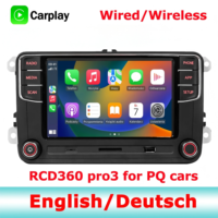 SCUMAXCON Car Stereo RCD360S RCD360 PRO3 PROIII Wireless Carplay  Bluetooth 6.5inch Touchscreen RVC USB Car Radio