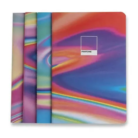 Pantone Mix Notes Notebook Different Miolos Kit 4 PCs 14x21 Holographicot7