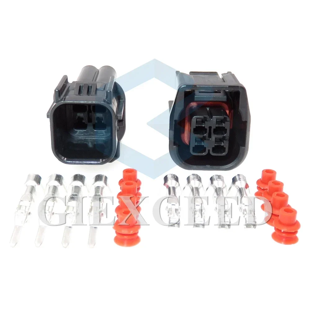 4 Pin Car Headlight LED Tail Light Socket For Honda 6189-7409 2 Series Automobile AC Assembly Wiring Harness Connector 6181-3783