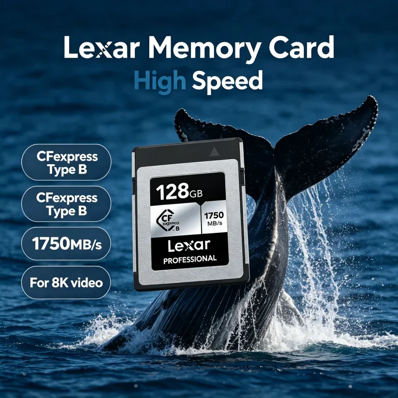 Lexar CFexpress Type B Memory Card Storage Card 512GB Read 1750MB/s 128GB 256GB CF express Type B Card For Videographers