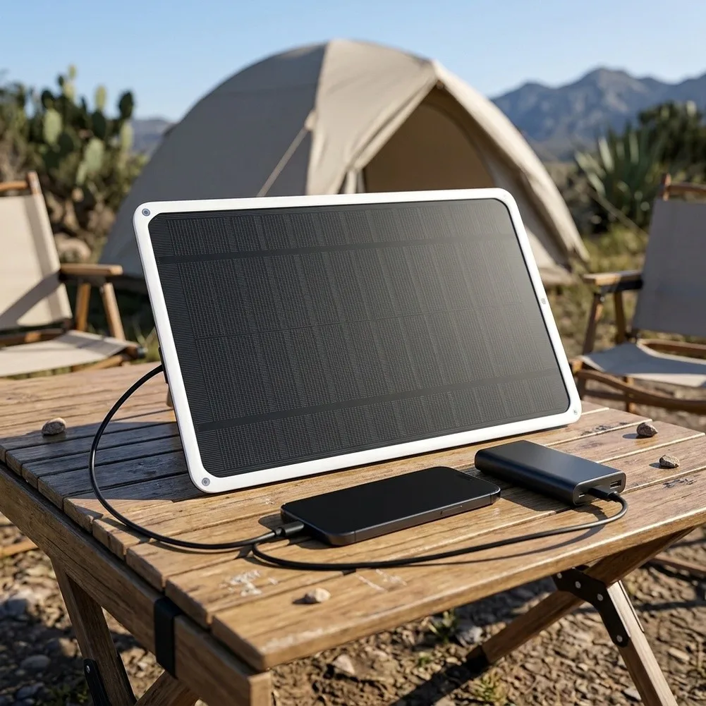 5W  Portable Solar Panel Kit Solar Panel Spot Dual U 5V Mobile Charging Board Fast For Battery Electrical Supplies