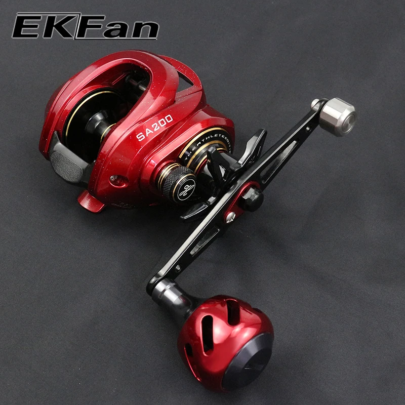 EKFan 110MM Aluminiumlegierung Baitcasting-Angelrollen-Griff für A/D/S 7*4/8*5mm Loch Links/Rechts Universalgriff DIY-Teil – Detail 9