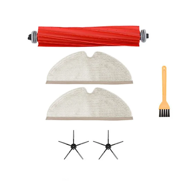 Alta qualidade filtro hepa escova lateral principal escova mop panos para xiaomi roborock q7 max + t8 robô aspirador de pó peças reposição