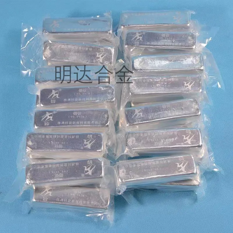 Indium Block Pure Indium Ingot High Purity Indium Tablet 99.995 for University Scientific Research