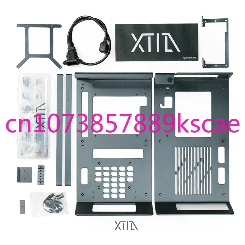 2022NEW [Xproto-N] XTIA A4ITX open long display card mini portable all aluminum vertical vertical chassis