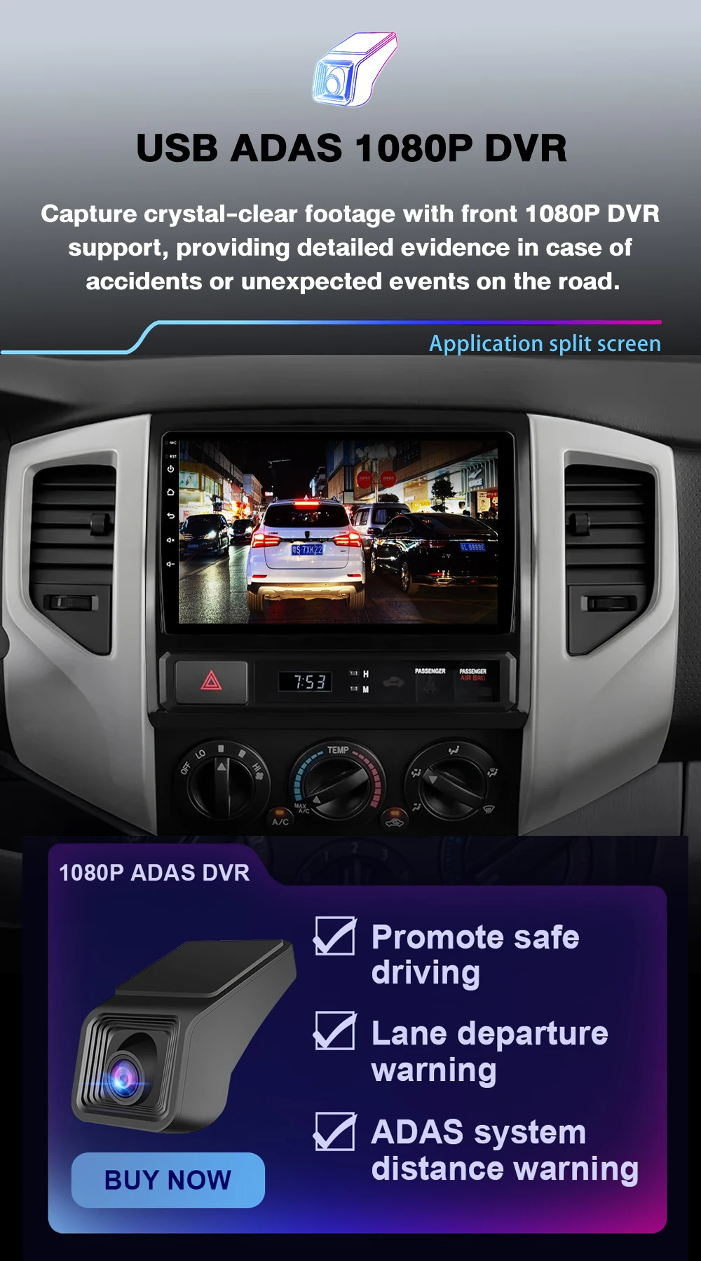 صوت السيارة لتويوتا تاكوما 2 هايلكس 2005-2013 أندرويد السيارات Carplay 2Din سيارة فيديو ستيريو الوسائط المتعددة بلوتوث اللاسلكية 4G واي فاي