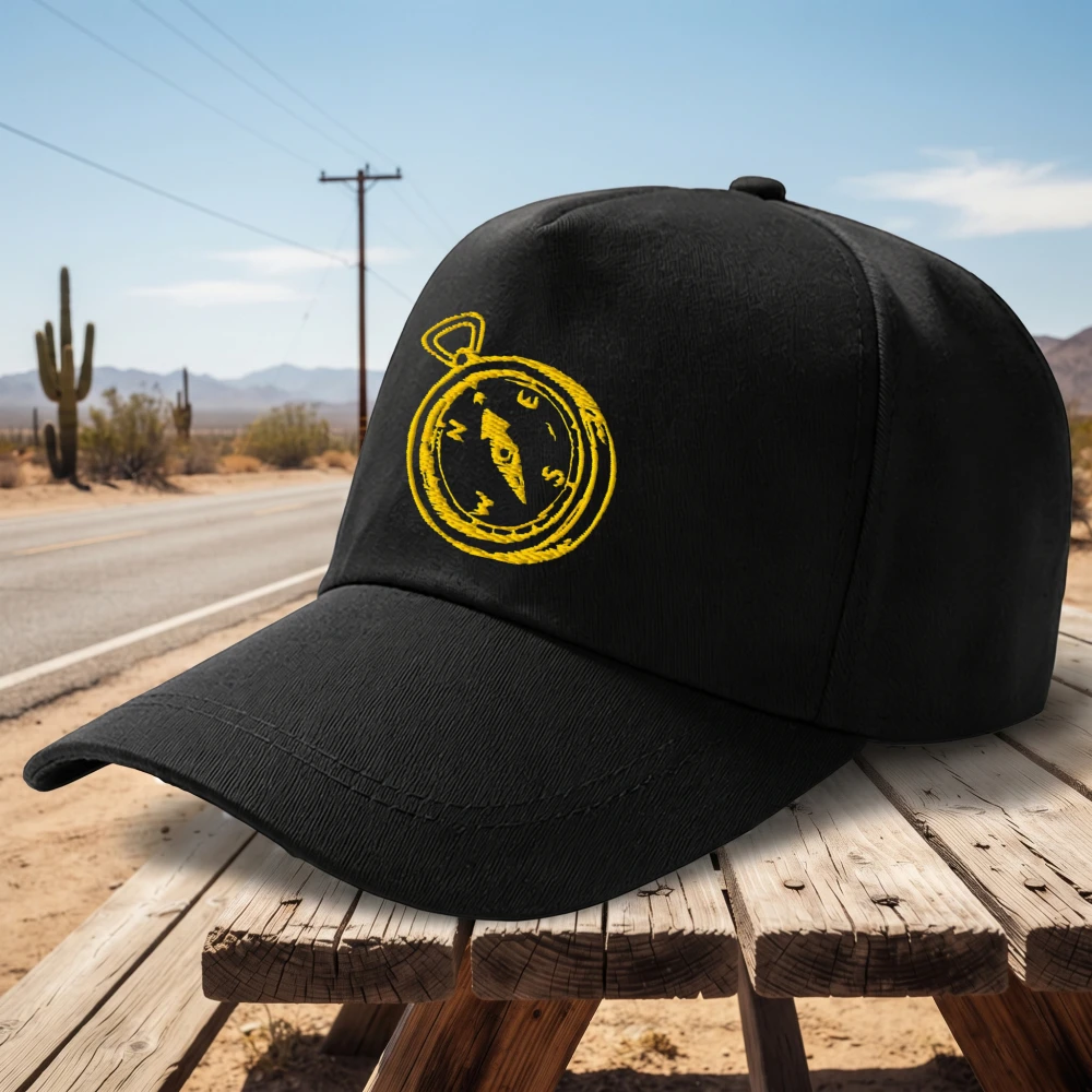 Distressed Retro Compass Dad Hats Vintage Style Hiking Baseball Cap Adventure Awaits  Print Hat Nature Lover Gift Explore More