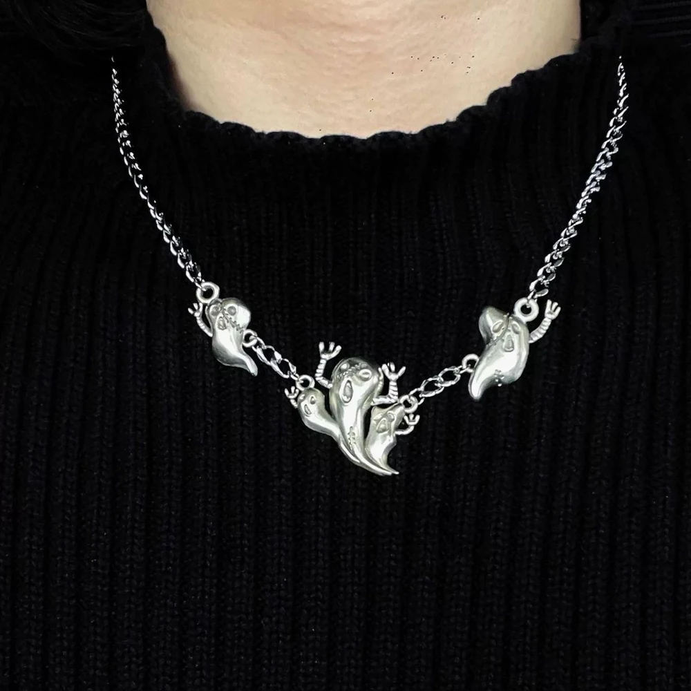 Collar de metal de cosplay de Anime Jojo Hitman Team Passione Risotto Nero, pulsera Melal, cadena de mano punk, accesorio de Halloween