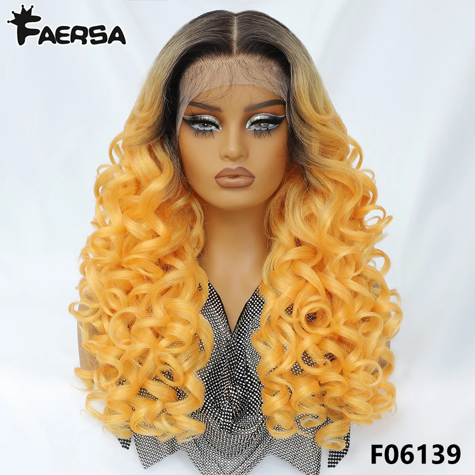 Latisha 13X6 HD 13X5X1 Synthetische Lace Front Pruiken Krullend Pre Geplukt Kant Frontale Pruik met pony voor Vrouwen Hoogtepunt met Babyhair