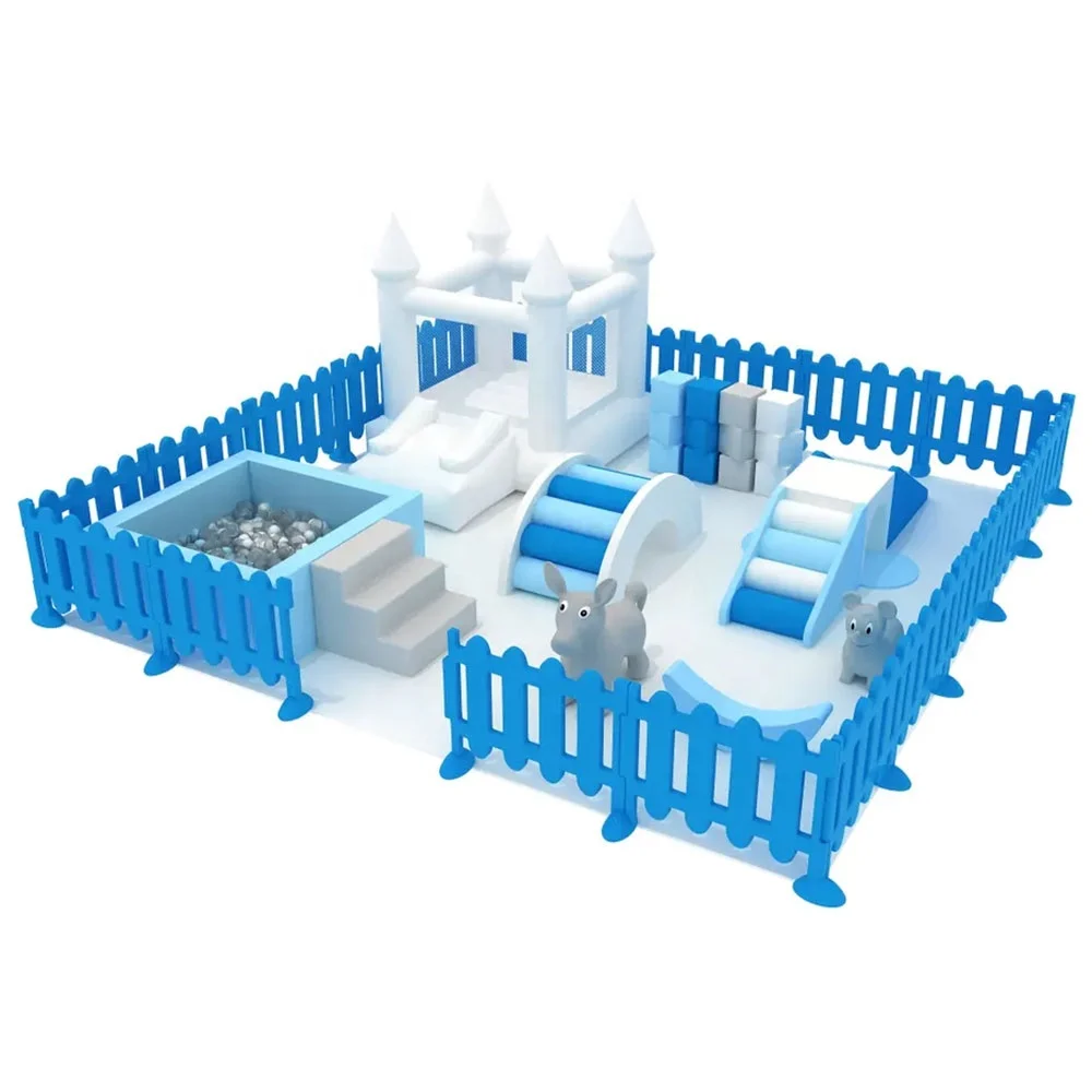 Hot sales Eco Friendly Indoor Soft Play with Cushioned Floor Mats ans soft balls pits for Comfortable Play best soft play sets