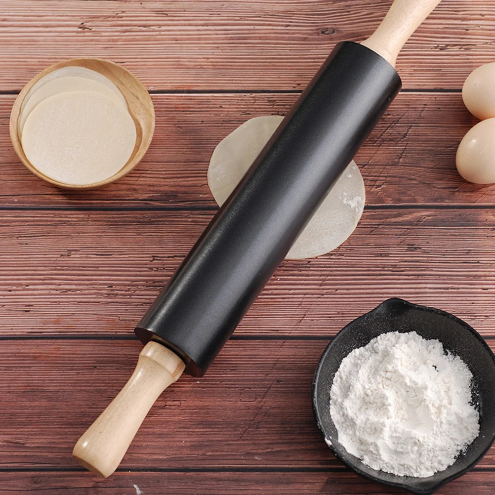 

Non-Stick Dough Roller Sturdy Baking Tool Ergonomic Rolling Pin For Noodles Dumpling Wrappers Household Cooking Supply