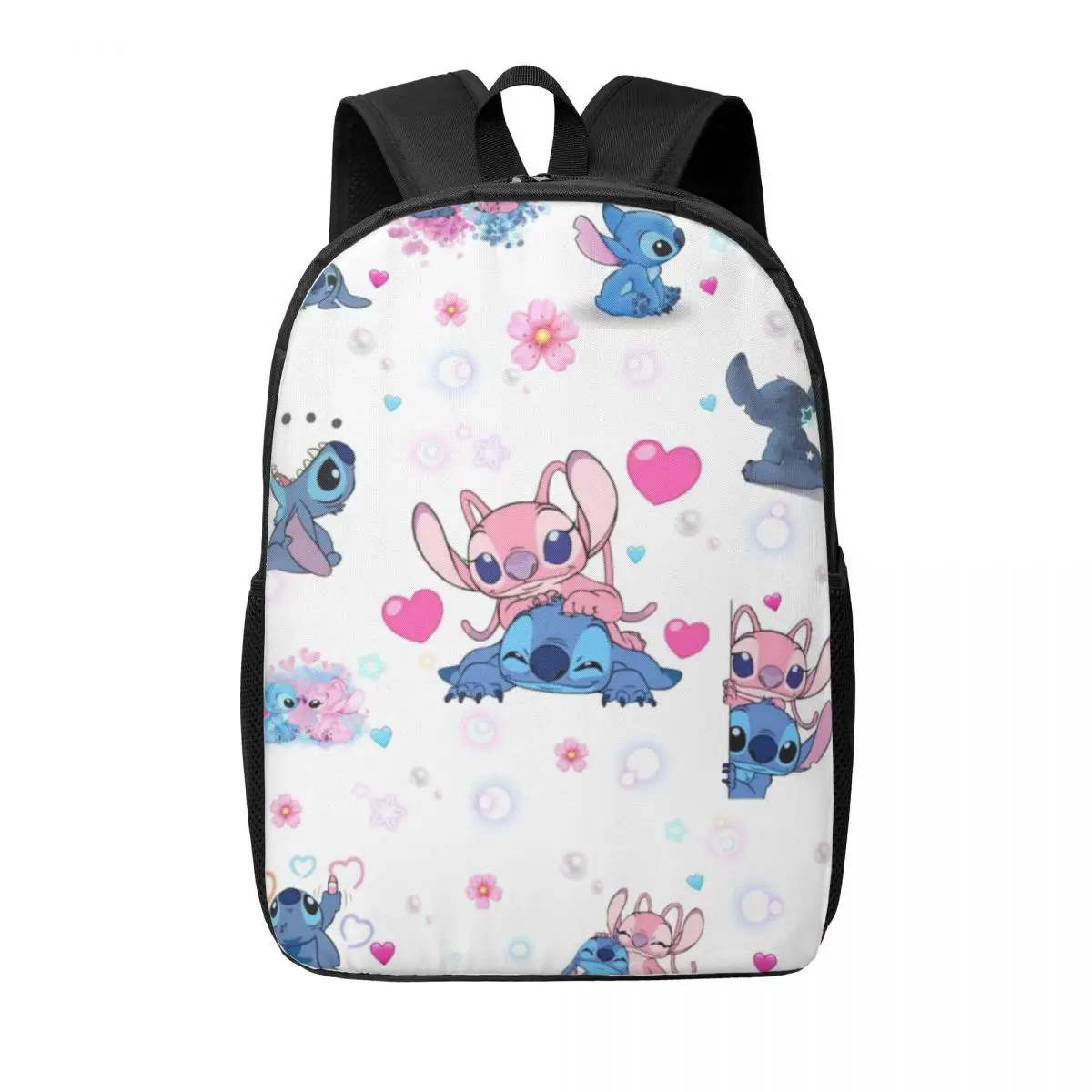 

Disney Stitch Basic 17-Inch School Backpack - Minimalist and Stylish Backpack for Teens and Young Adults