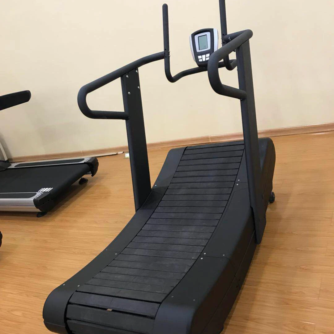 Factory Direct Sale Gym Unpowered Treadmill Crawler Curved Silent Commercial Home Adjustable Resistance Non-power Treadmills