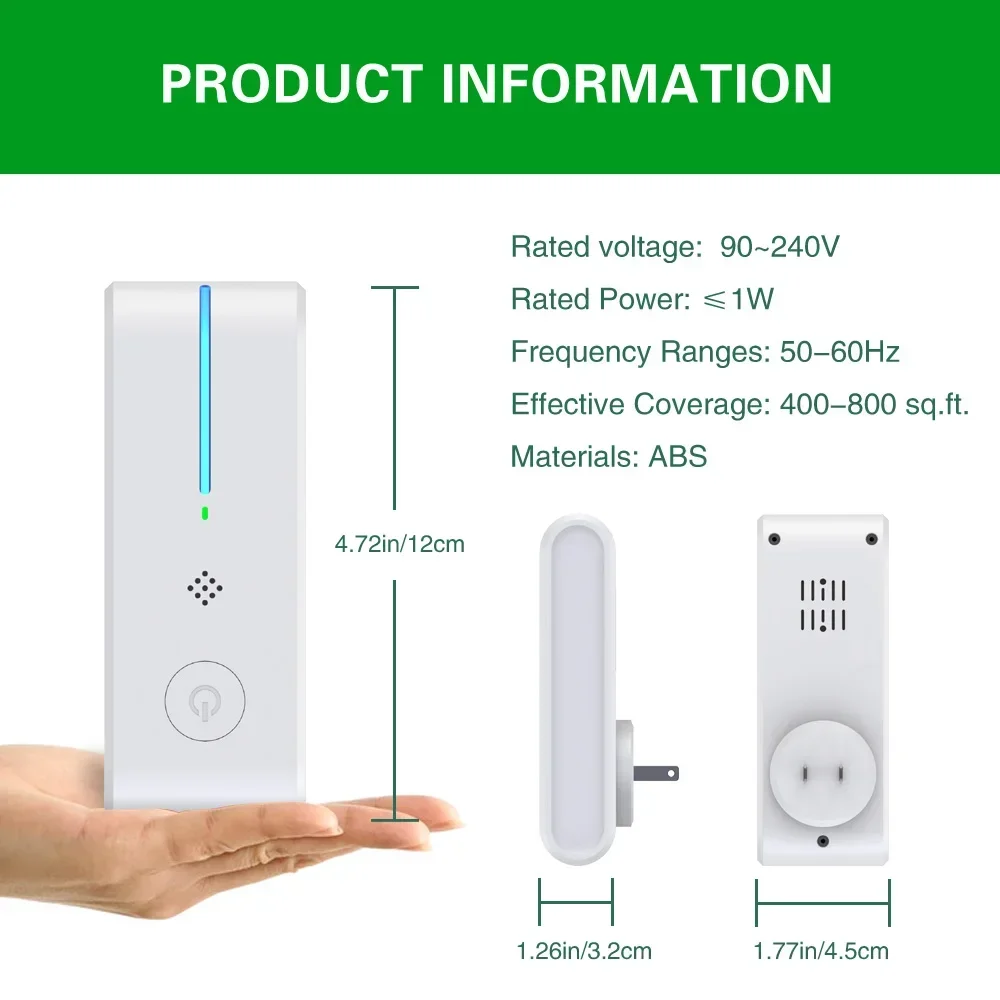 Tragbare Mini Stecker In Negative Ionen Generator Air Purifier Reiniger Geruch Deodorizer Entfernen Staub Rauch Formaldehyd für Heim Wc