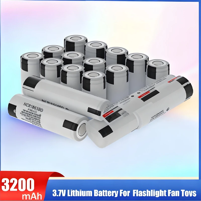 

NCR18650BD Rechargeable Li-ion Battery 3.7V 3200mAh for 89Sabers and ELF Saber Neopixel Lightaber part Flashlight Can Be Used