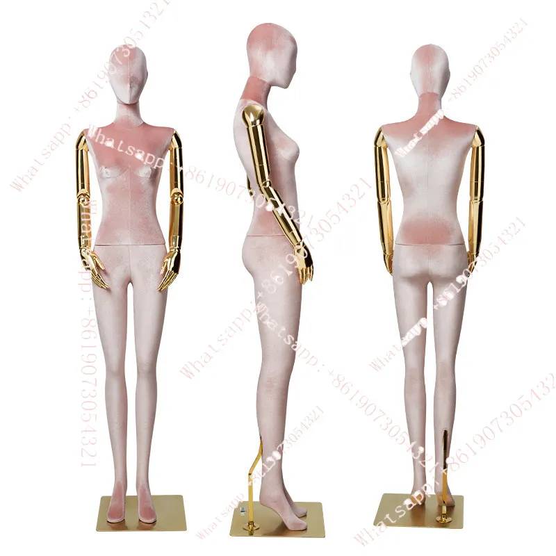 

Манекен женский для витрины магазина одежды, корейская версия, с прямым плечом, на платформе, для демонстрации на полке